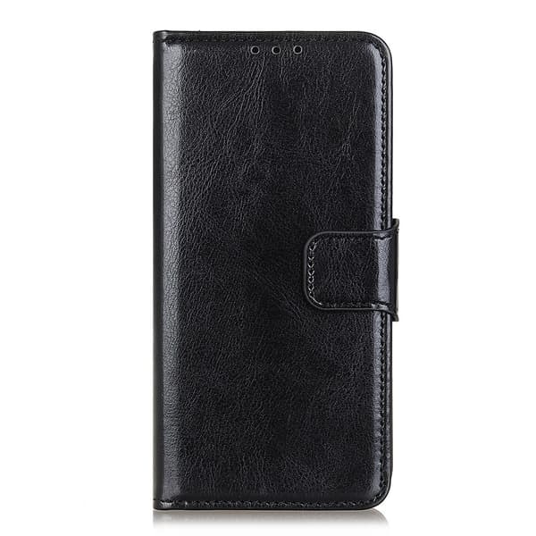 iPhone 12 Pro Max - Crazy Horse Fodral - Svart