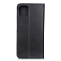 Miniatyrbild 2 av 5: iPhone 12 Pro Max - Split Läder Flip Fodral - Svart