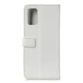 Miniatyrbild 2 av 5: OnePlus 8T / 8T+ - Litchi Läder Fodral - Vit