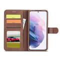 Miniatyrbild 5 av 5: Samsung Galaxy S21 Plus - LC.IMEEKE Läder Fodral - Brun