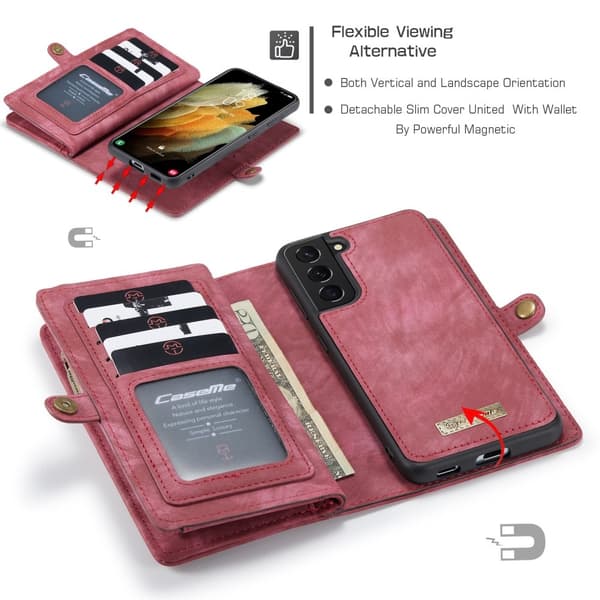 Samsung Galaxy S21 Plus - CASEME 2-i-1 Multifunkti