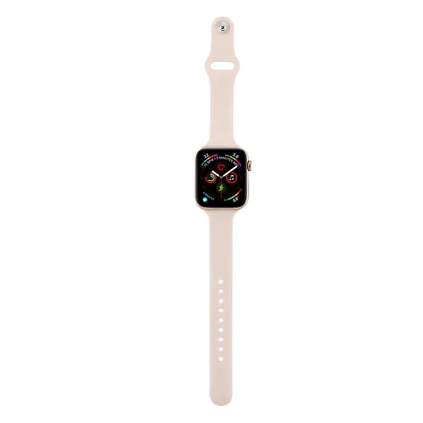Silikon Armband Apple Watch 41/40/38 mm - Ljus Rosa