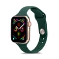 Miniatyrbild 2 av 5: Silikon Armband Apple Watch 41/40/38 mm - Mörk Grön