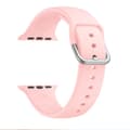 Miniatyrbild 1 av 5: Silikon Armband Apple Watch 41/40/38 mm - Ljus Rosa