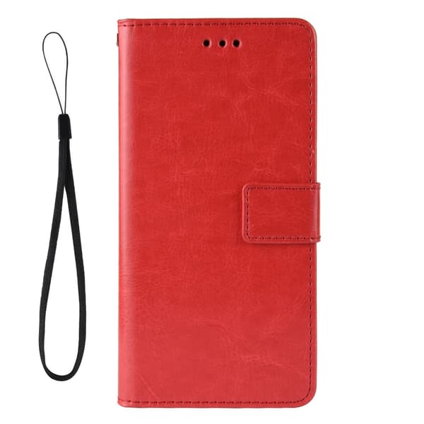 Huawei P Smart (2021) - Crazy Horse Fodral - Röd