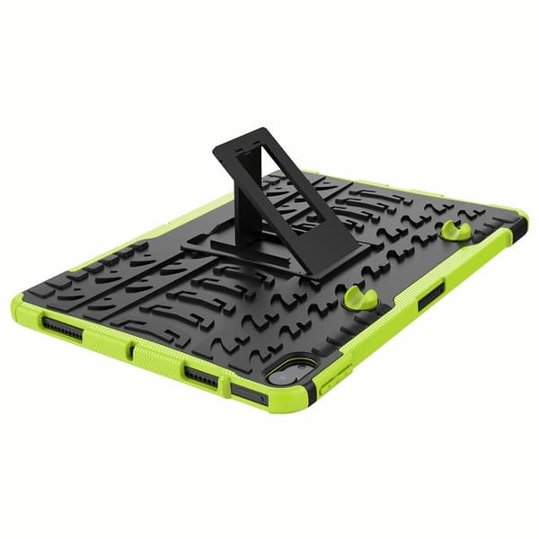 iPad Air 2025-2020 Skal Rugged Kickstand Armor Grön