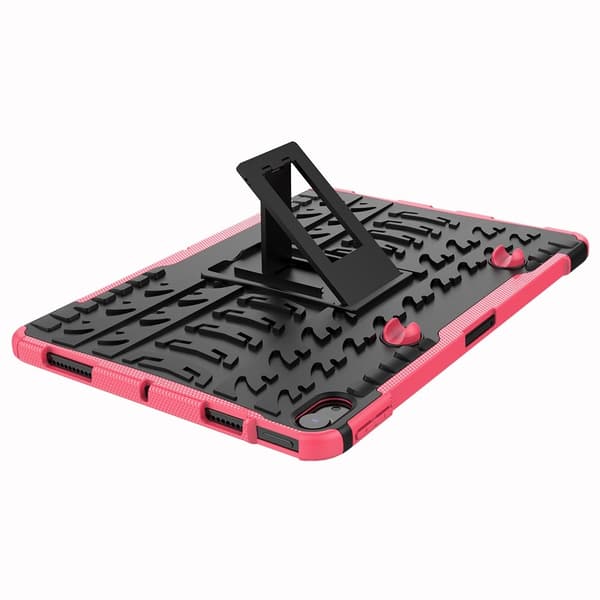 iPad Air 2025-2020 Skal Rugged Kickstand Armor Rosa