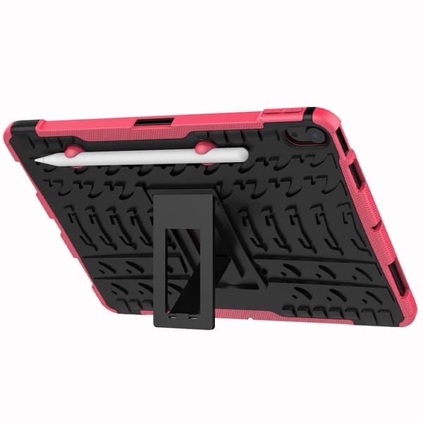 iPad Air 2025-2020 Skal Rugged Kickstand Armor Rosa