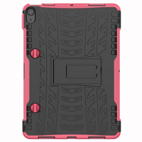 iPad Air 2025-2020 Skal Rugged Kickstand Armor Rosa