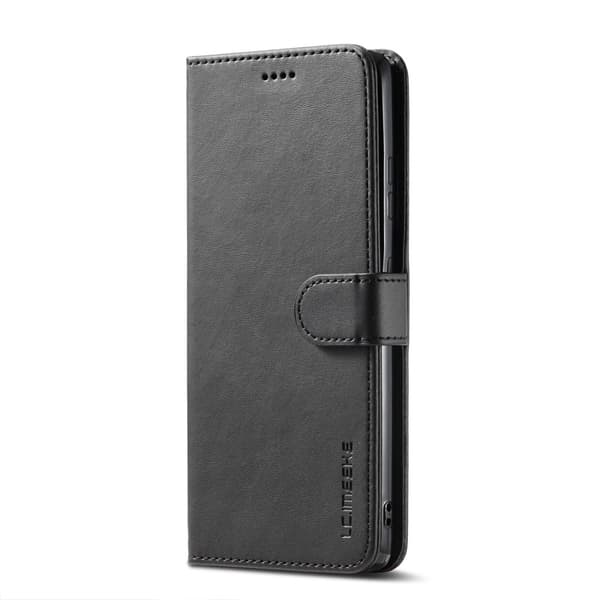 Samsung Galaxy S21 Ultra - LC.IMEEKE Läder Fodral - Svart