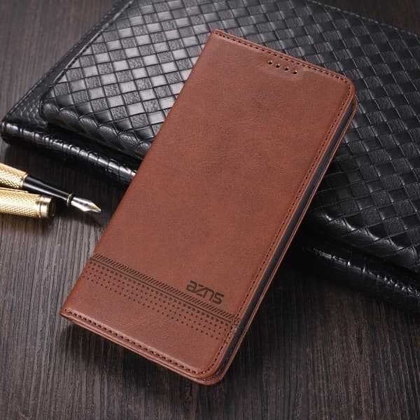 Samsung Galaxy S21 - AZNS Flip Fodral - Brun