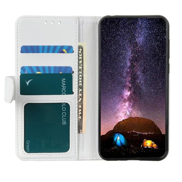 Samsung Galaxy S21 - Vintage Textur Fodral - Vit