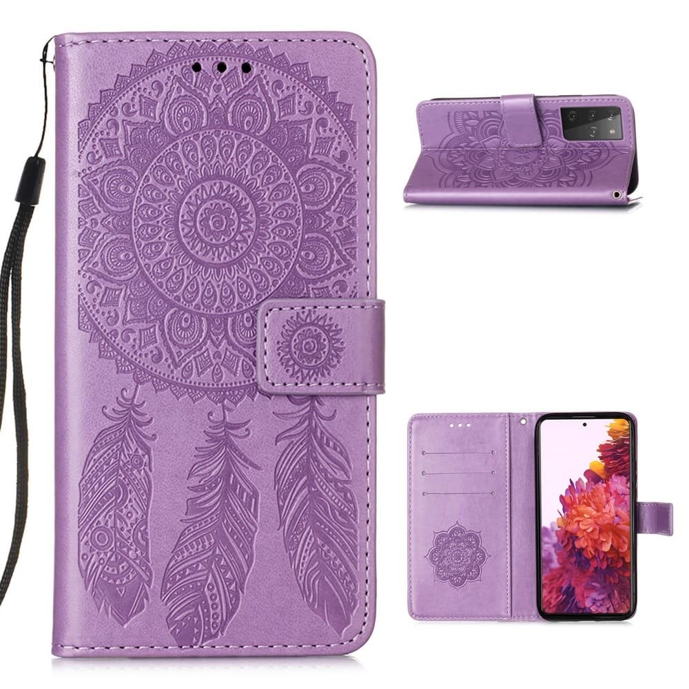 Samsung Galaxy S21 Ultra - Dream Catcher Fodral - Lila