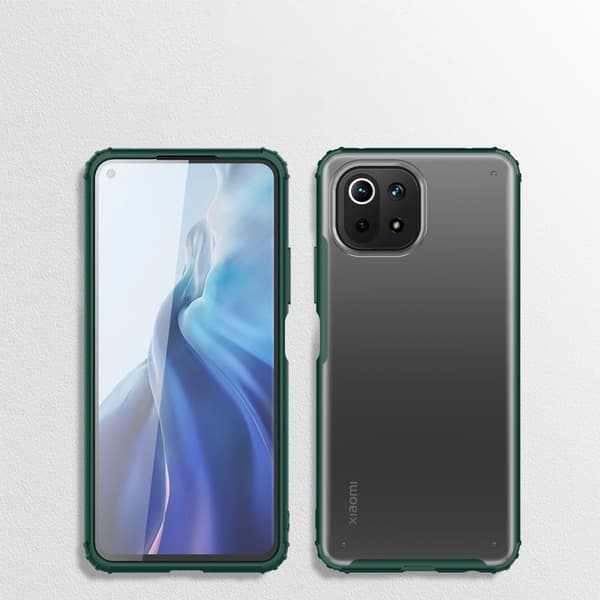 Xiaomi Mi 11 Lite - Shockproof Hybrid Armor Skal - Svart