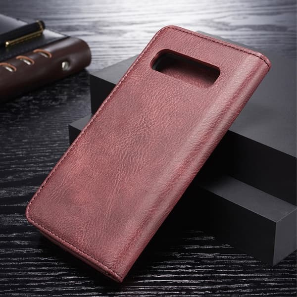 Samsung Galaxy S10 - DG.MING 2in1 Magnet Fodral - Vinröd
