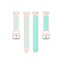 Miniatyrbild 5 av 5: Silikon Träningsarmband Armband Versa 3/Fitbit Sense - Ljus Rosa/Teal