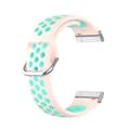 Miniatyrbild 1 av 5: Silikon Träningsarmband Armband Versa 3/Fitbit Sense - Ljus Rosa/Teal