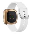 Miniatyrbild 1 av 5: Silikon Armband Versa 3/Fitbit Sense - Vit