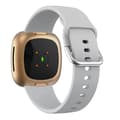 Miniatyrbild 1 av 5: Silikon Armband Versa 3/Fitbit Sense - Grå