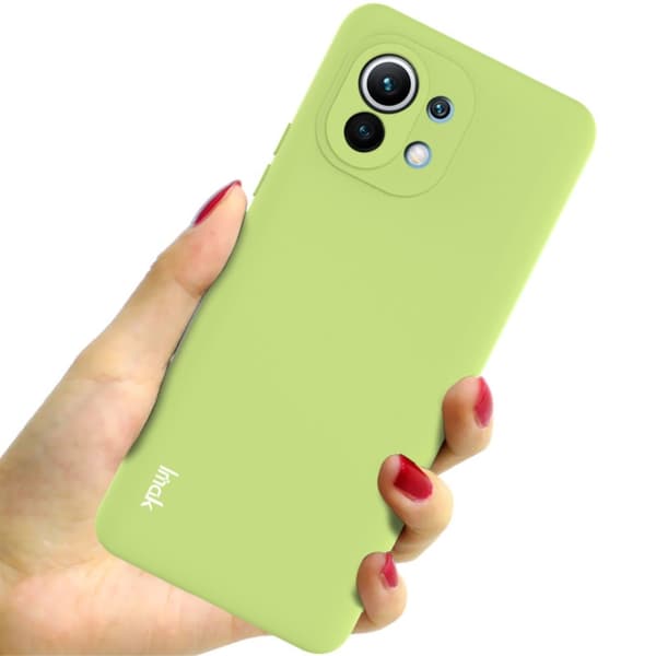 Xiaomi Mi 11 - IMAK Skin Touch Skal - Grön