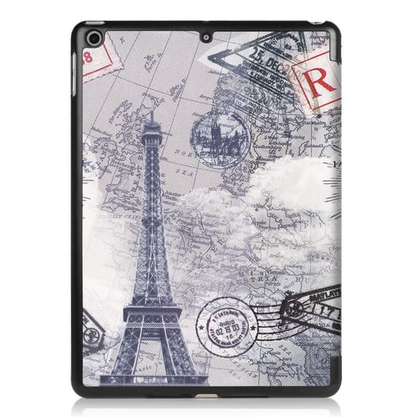 iPad 9.7" (2017) / (2018) - Tri-Fold Fodral - Eiffeltornet