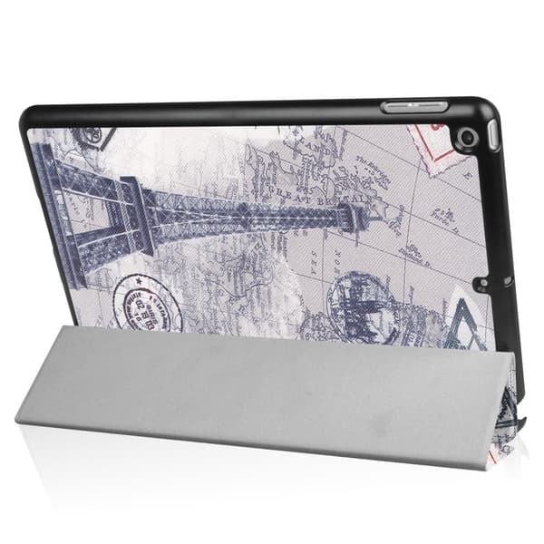 iPad 9.7" (2017) / (2018) - Tri-Fold Fodral - Eiffeltornet