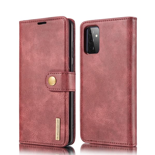 Samsung Galaxy A72 - DG.MING 2in1 Magnet Fodral - Vinröd