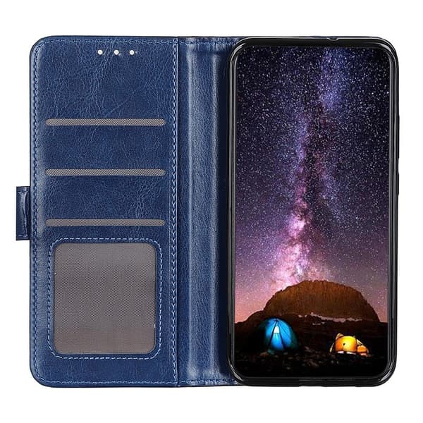 Samsung Galaxy A72 - Crazy Horse Fodral - Blå
