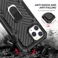 Miniatyrbild 3 av 5: iPhone 12 Pro Max - Shockproof Tyre Ring Skal - Svart