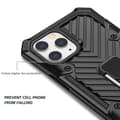 Miniatyrbild 5 av 5: iPhone 12 Pro Max - Shockproof Tyre Ring Skal - Svart