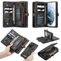 Miniatyrbild 1 av 5: Samsung Galaxy S21 Ultra - CASEME 2-i-1 Multifunktionellt Plånboksfodral - Svart