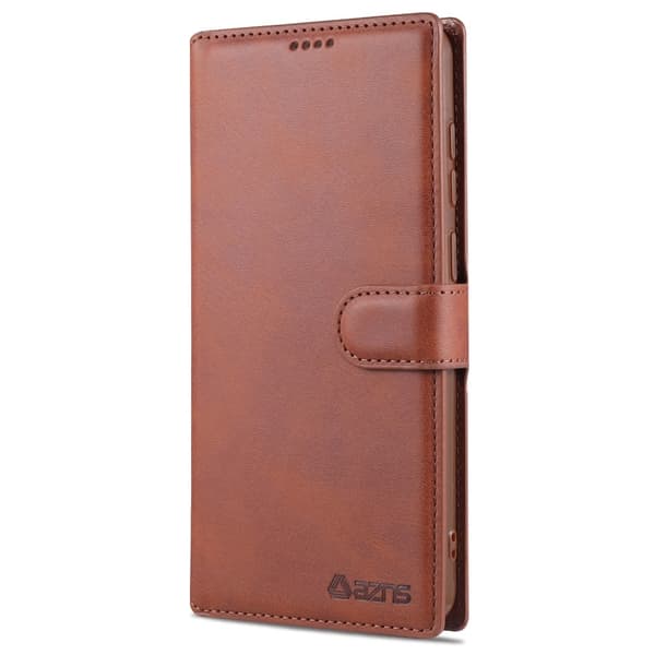 Samsung Galaxy A72 - AZNS Läder Fodral - Brun