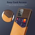 Miniatyrbild 2 av 4: Samsung Galaxy A52 / A52s - KSQ Skal Med Kortfack - Orange