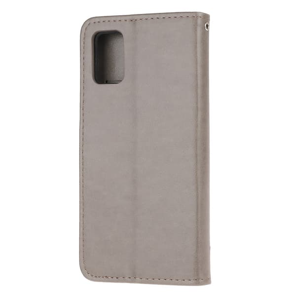 Samsung Galaxy A52 / A52s - Fodral Med Tryck - Grå