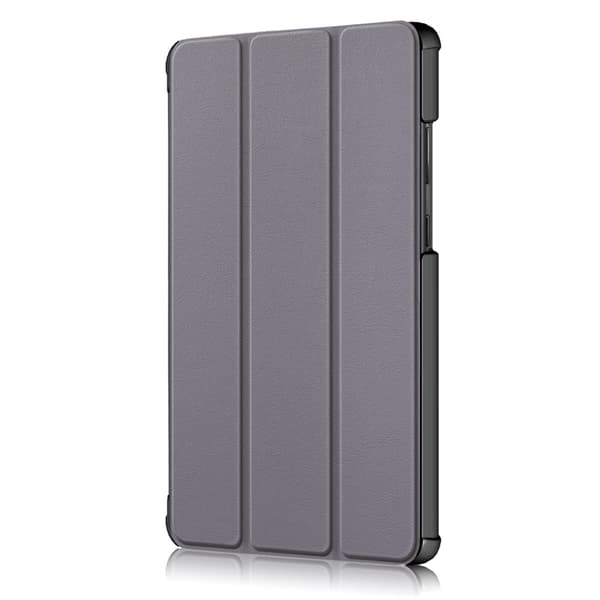Lenovo Tab M8 2nd Gen (HD) Litchi Tri-Fold Fodral Grå