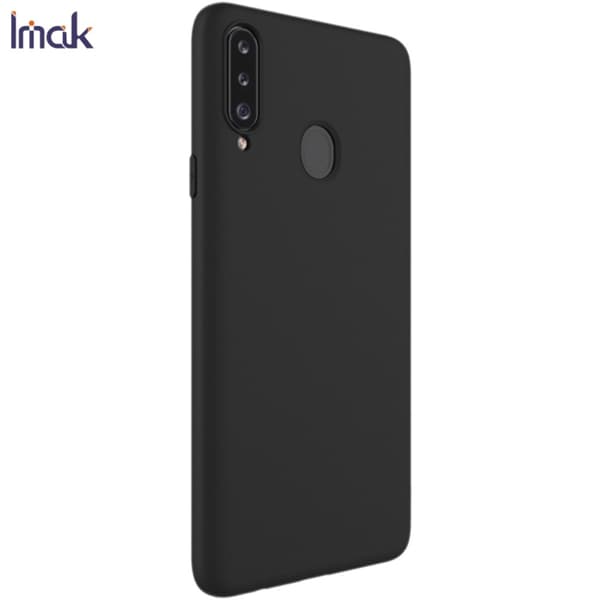 Samsung Galaxy A20s - IMAK Matt TPU Skal - Svart