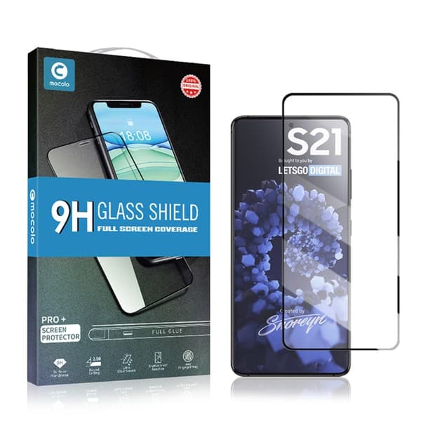 Samsung Galaxy S21 - MOCOLO Heltäckande Skärmskydd I Härdat Glas