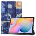 Miniatyrbild 1 av 5: Samsung Galaxy Tab S6 Lite - Tri-Fold Fodral - Brush Painting