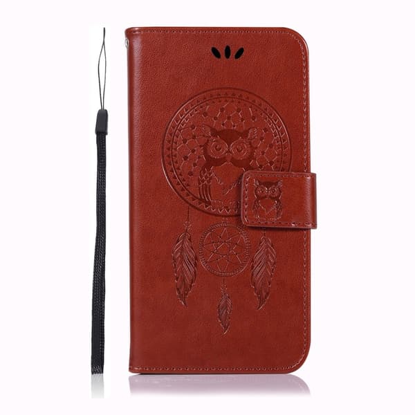 Huawei Y5 (2019) - Dreamcatcher Plånboksfodral - Brun