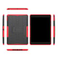 Miniatyrbild 2 av 5: iPad 10.2 2019/2020/2021 Skal Rugged Kickstand Armor Röd