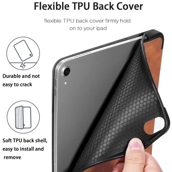 DG.MING iPad Air 2025-2020/Pro 11 2018 Fodral Pennhållare