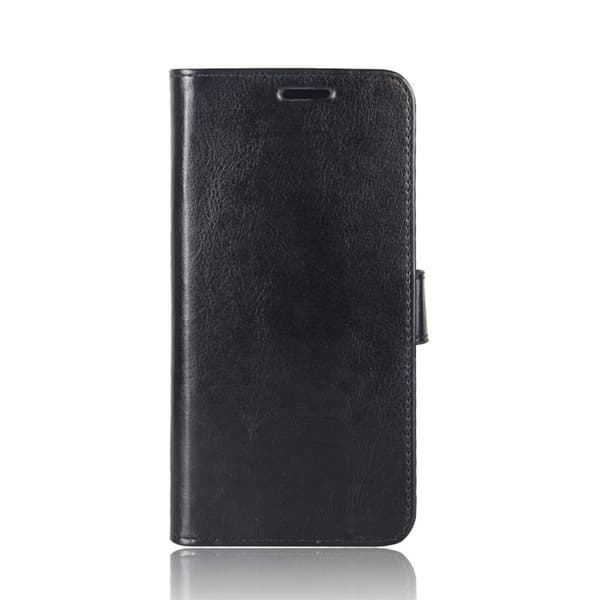 Xiaomi Redmi 9T - Crazy Horse Läder Fodral - Svart