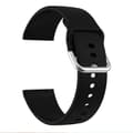 Miniatyrbild 3 av 4: Silikon Armband Versa 3/Fitbit Sense - Svart