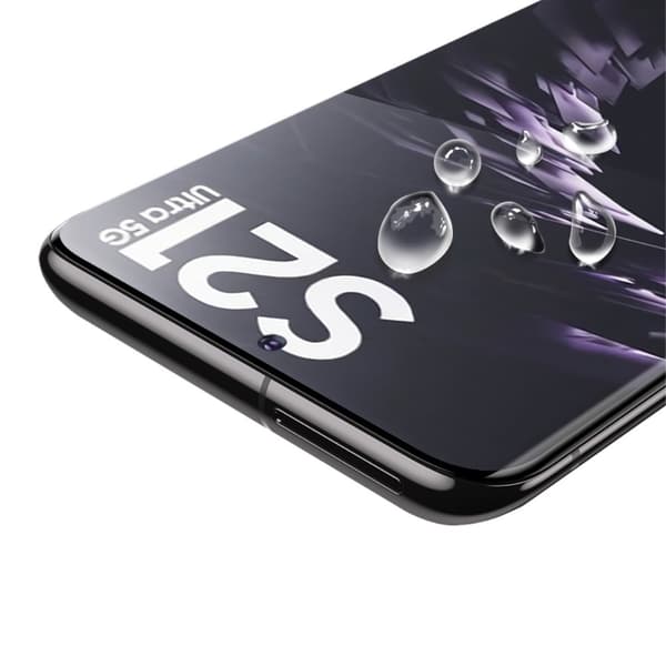 Samsung Galaxy S21 Ultra - AMORUS Heltäckande Skärmskydd I Härdat Glas