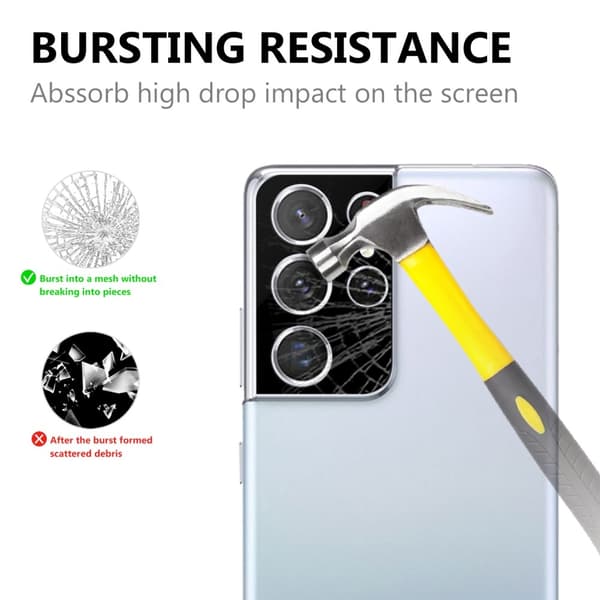 Samsung Galaxy S21 Ultra - Premium Linsskydd I Härdat Glas