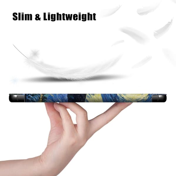 Lenovo Tab M10 HD (2nd Gen) - Tri-Fold Fodral - Brush Painting