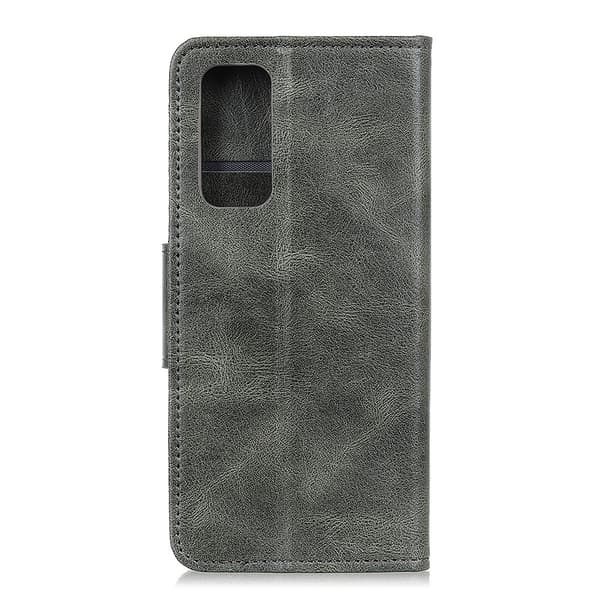 Samsung Galaxy A72 - Crazy Horse Läder Fodral - Grön