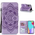 Miniatyrbild 1 av 5: Samsung Galaxy A52 / A52s - Mandala Läder Fodral - Lila
