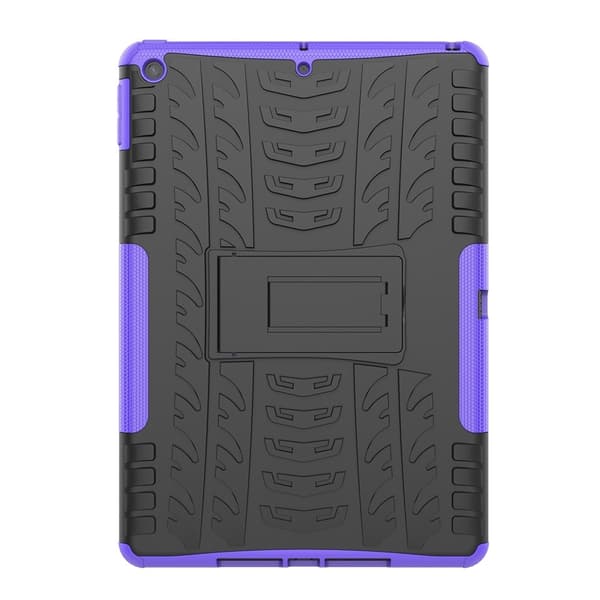 iPad 10.2 2019/2020/2021 Skal Rugged Kickstand Armor Lila