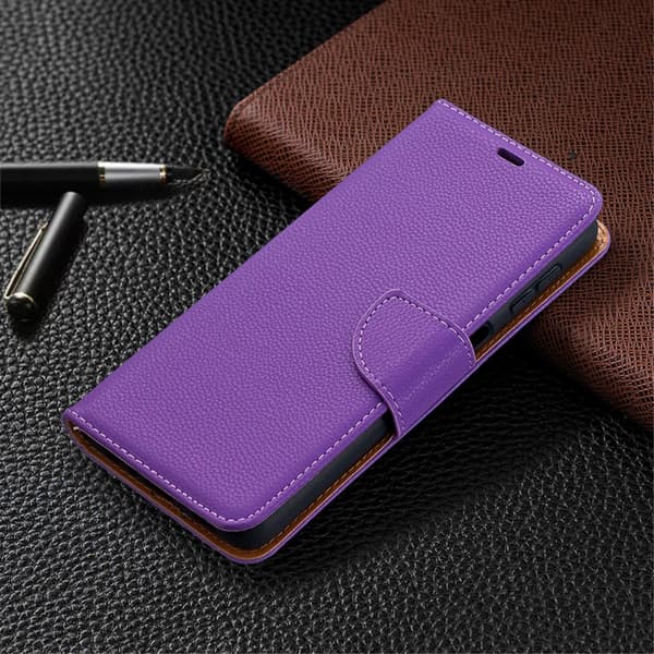 Samsung Galaxy A32 5G - Litchi Shark Fodral - Lila